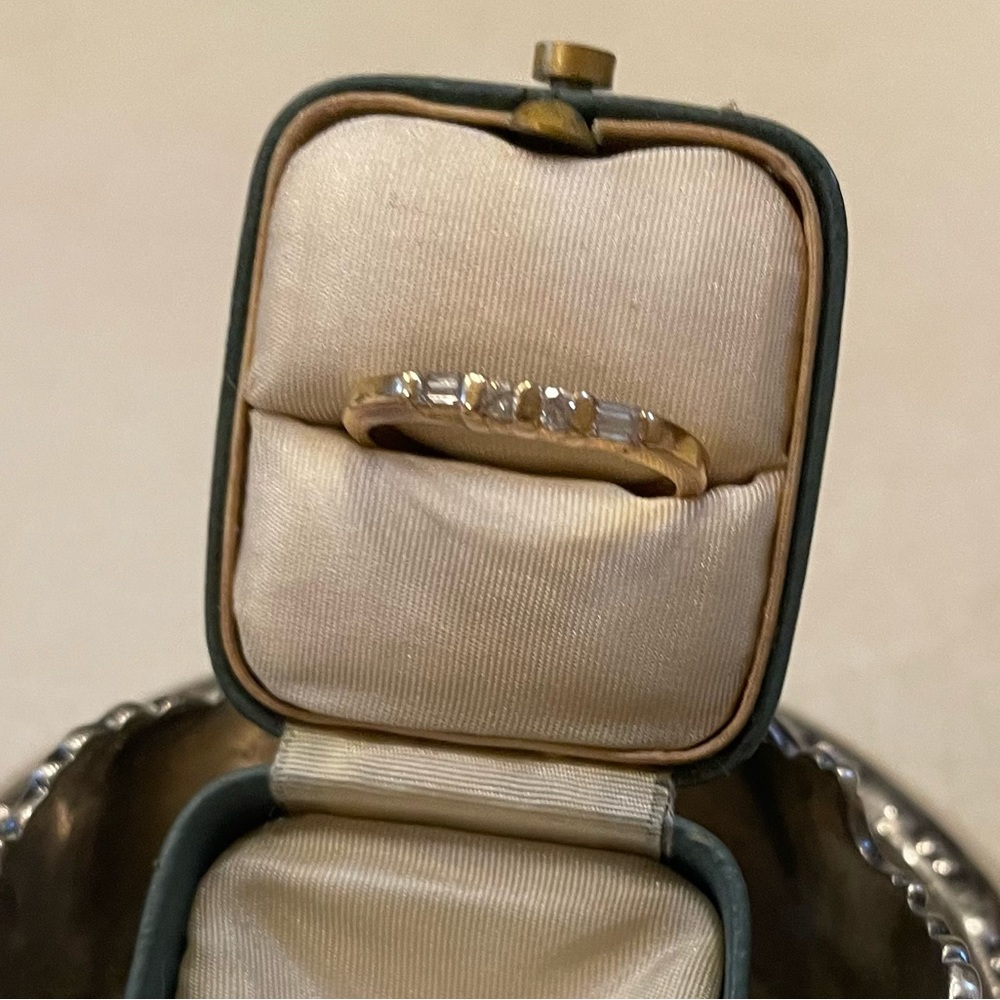 Natural Diamonds and 14k Ring - Picture 6 of 7